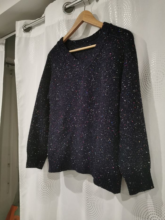 Pull bleu - photo numéro 2