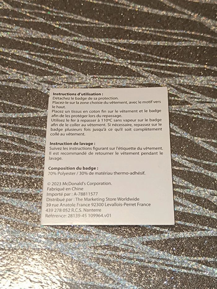 Patch thermo-adhésif 💜 McDo 🩷 - photo numéro 2