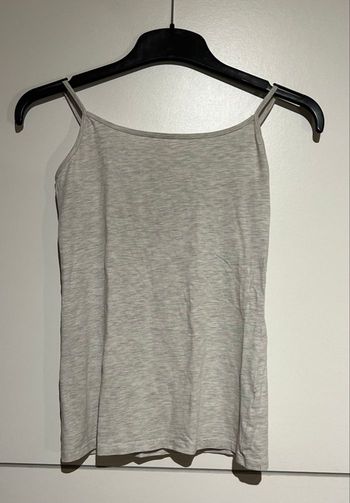 Top gris à fines bretelles – Primark – Taille M – Bon état