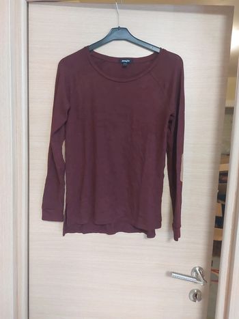 Haut bordeaux  col rond