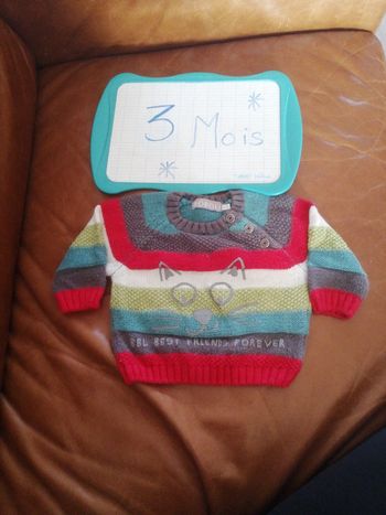 Pull hiver boboli chat 🐱