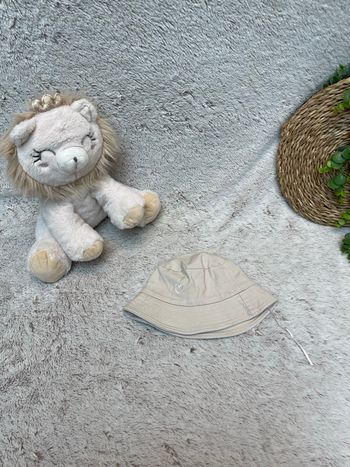 Bob beige avec cœur broder - Boutique indépendante 