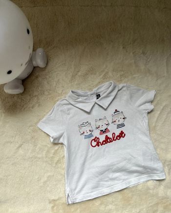 Polo blanc Sergent Major - 18 mois