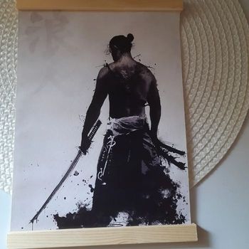 Toile imprimée avec support