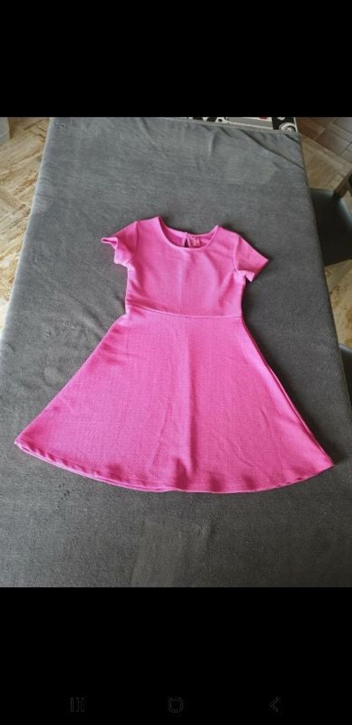 Robe 10 ans fuchsia