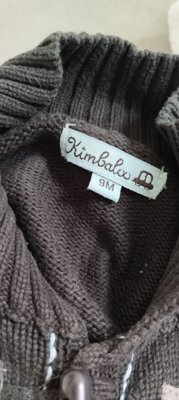 Gilet garçon 9 mois kimbaloo - photo numéro 3