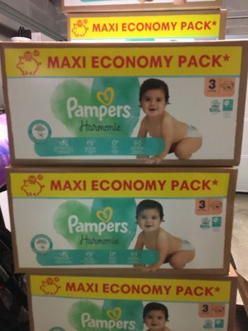 192 couches Pampers harmonie taille 3