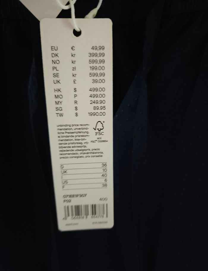 Blouse tissu plumetis Esprit - photo numéro 9