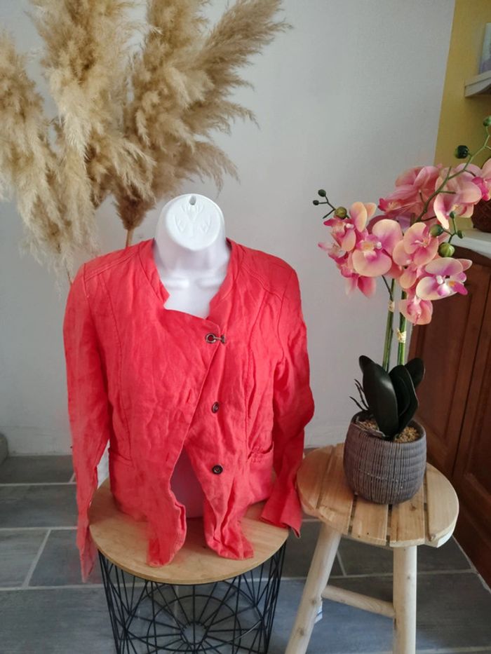 Sublime robe femme avec sa veste en lin 🎀 38 - photo numéro 7