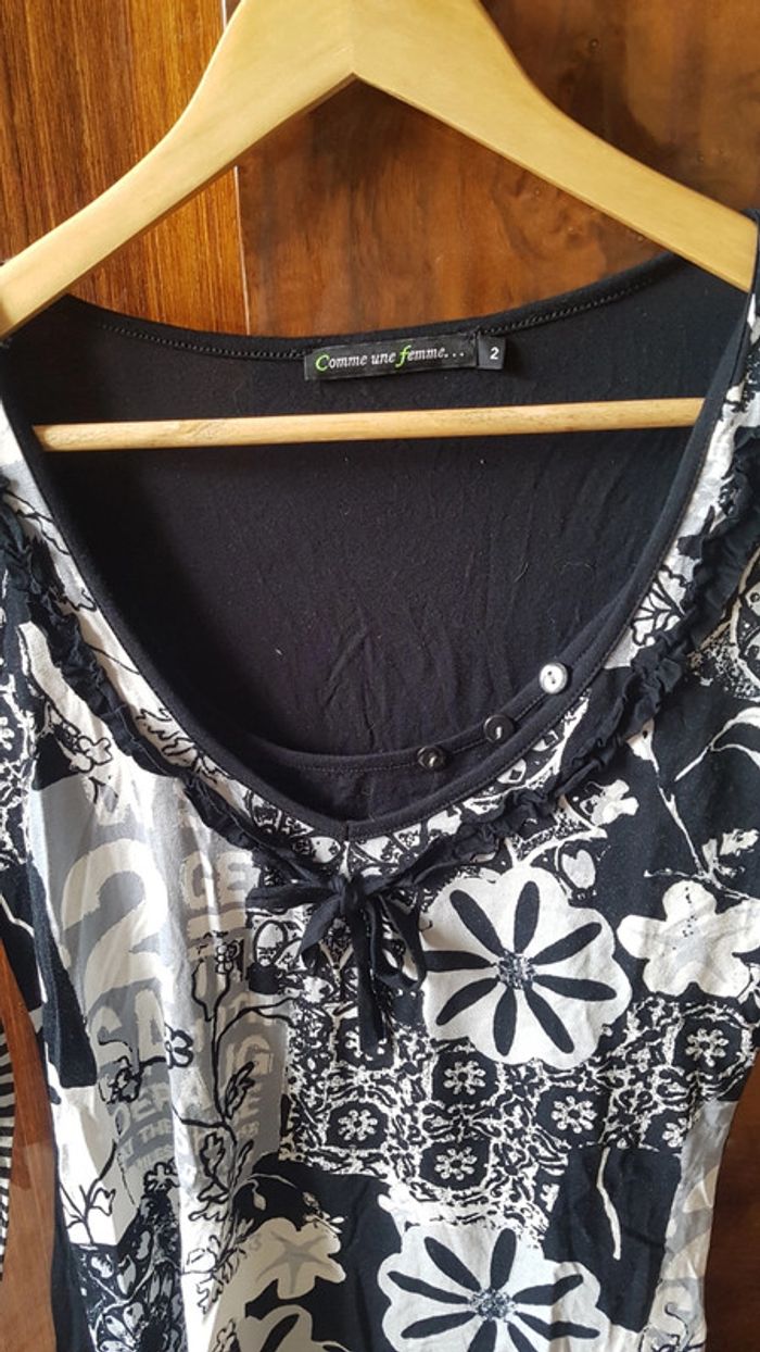 Tee shirt manches 3/4 - photo numéro 5