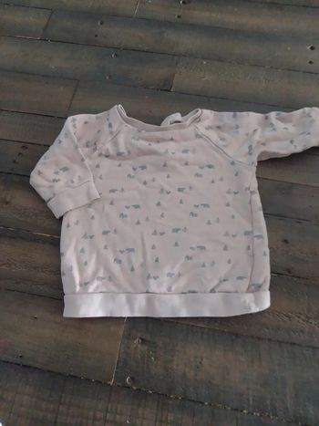 Sweat pull rose Verbaudet 18 mois