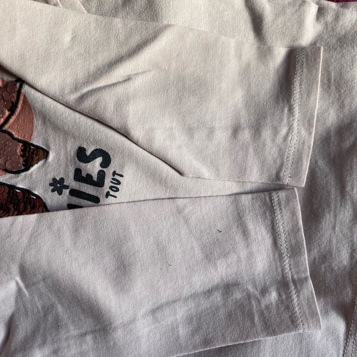 T-shirt rose oiseaux sequins 5 ans Tape à l’œil - photo numéro 6