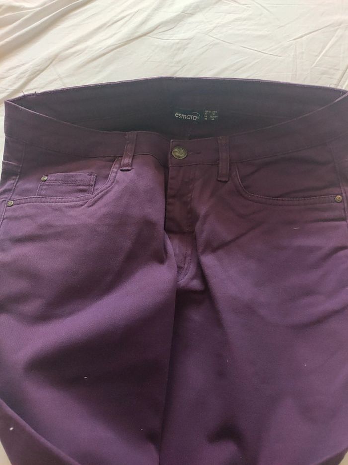 Jeans violet femme 44 Esmara - photo numéro 2