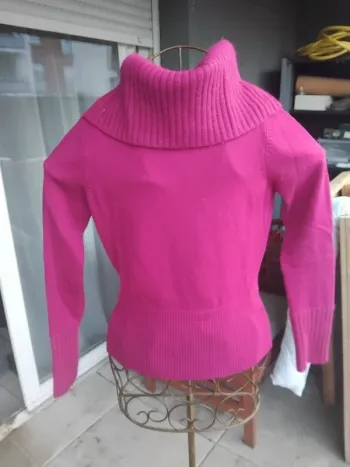 Pull hiver col roulé