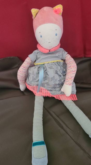 Poupée Mademoiselle et Ribambelle moulin roty