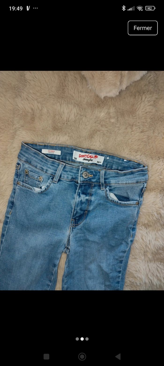 Skinny Jennyfer taille 30 stretch - photo numéro 2