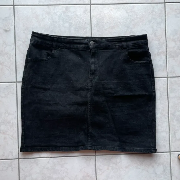 Jupe en jean noire