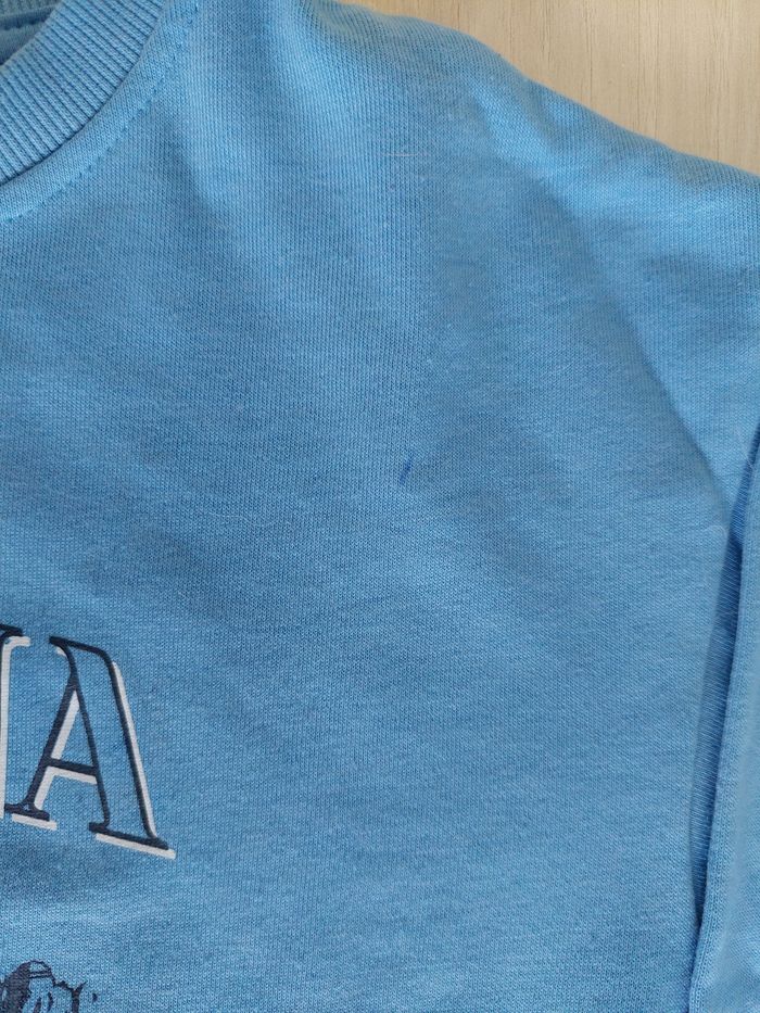 Pull bleu clair garçon 6/7ans - photo numéro 4