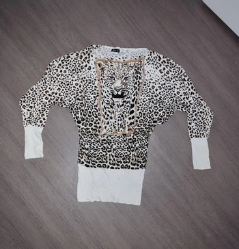 Robe pull leopard