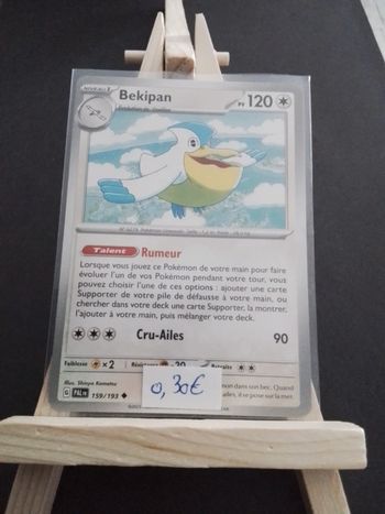 Carte Pokémon Bekipan 159/193