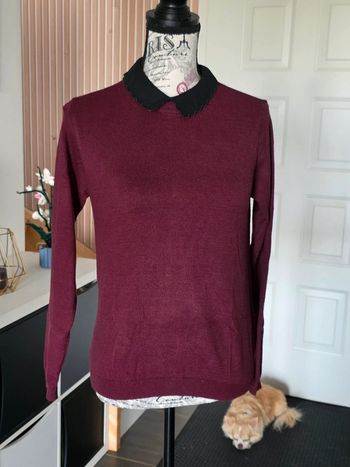 Pull fin col claudine