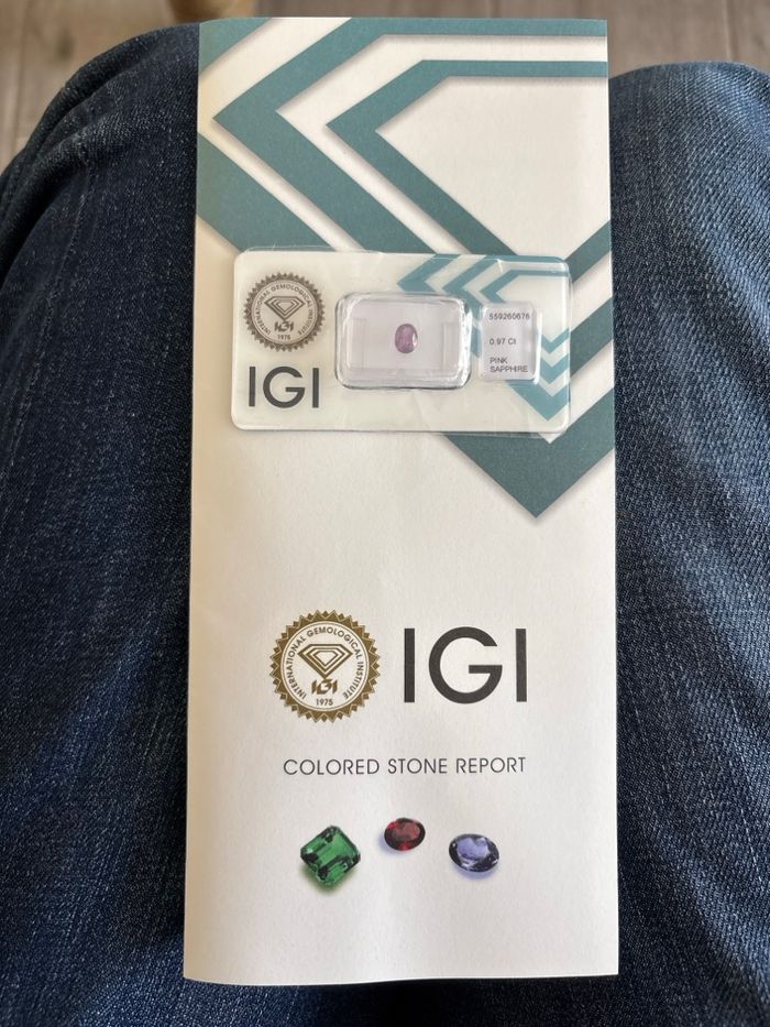 Saphir rose naturel - photo numéro 3