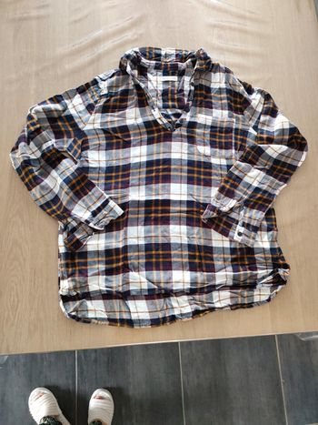 Blouse à carreaux