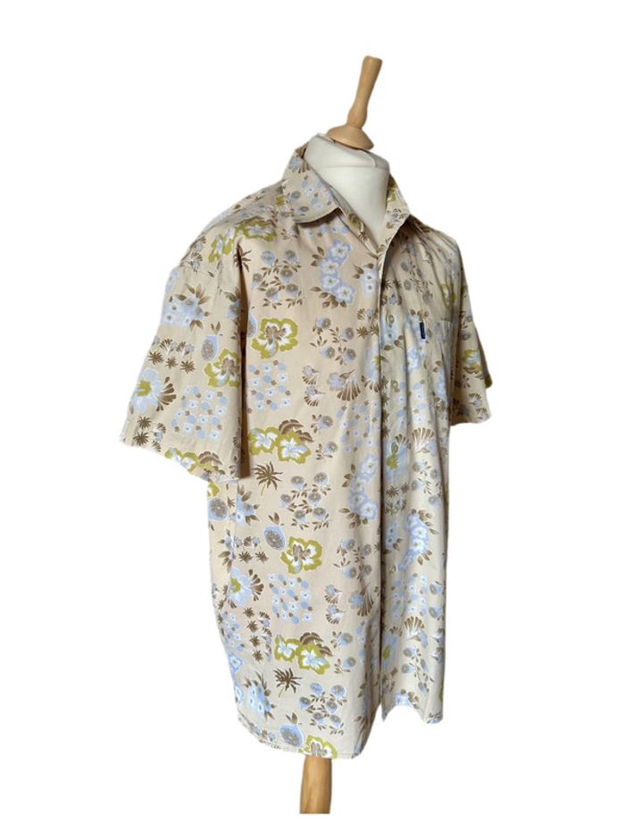 🌴🍋Chemise homme estivale vintage hawaïenne Hawaiian floral lemon shirt🍋🌴 - photo numéro 3