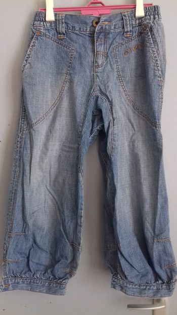 Pantacourt vintage en jean   oneille