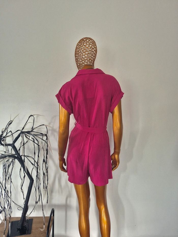 Combishort Femme Fuschia Taille S/36 - photo numéro 2