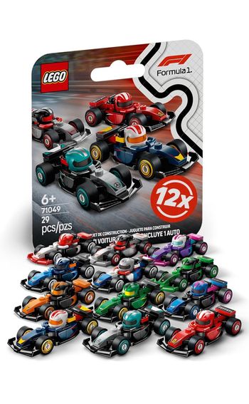 Série complète 12 formule 1 lego 71049 neuf scellé