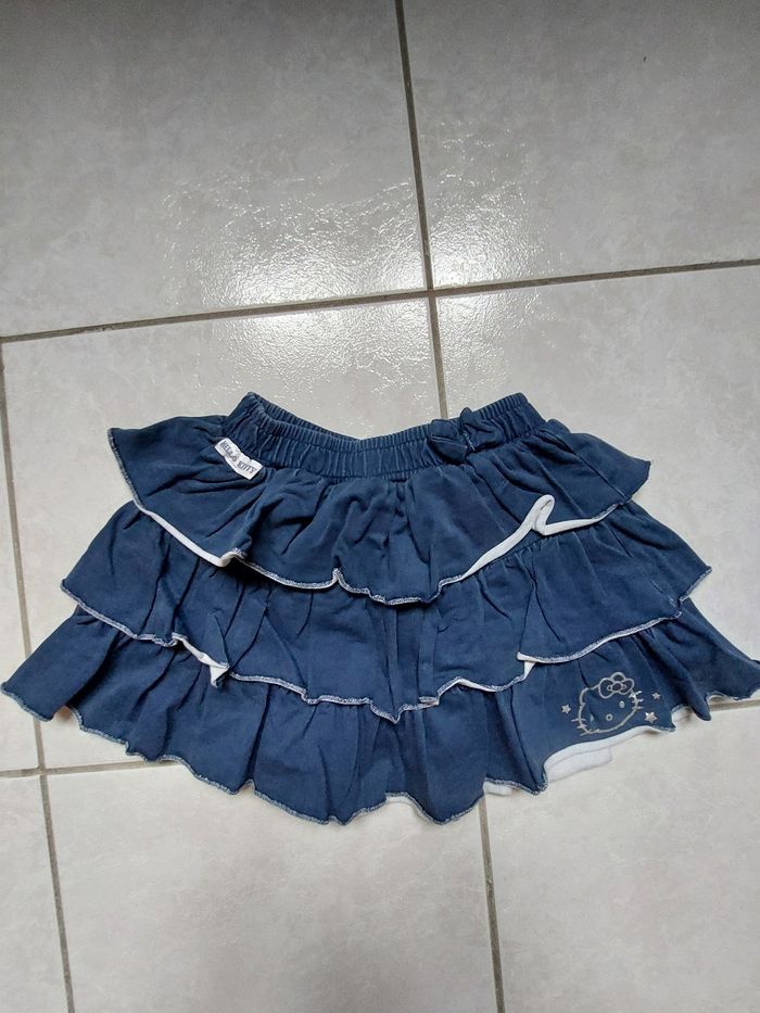 Jupe bleu marine Hello Kitty Fille 8 ans