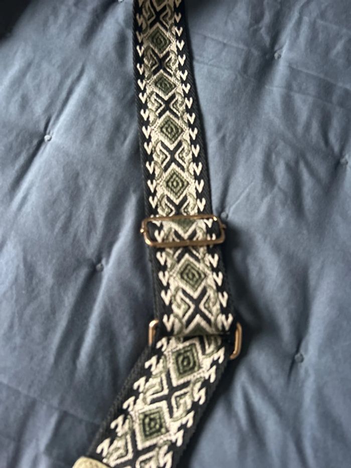 Sac à bandoulière kaki/marron - photo numéro 3