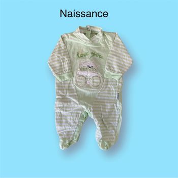 Ciliegina Pyjama / Grenouillère vert clair Taille Naissance