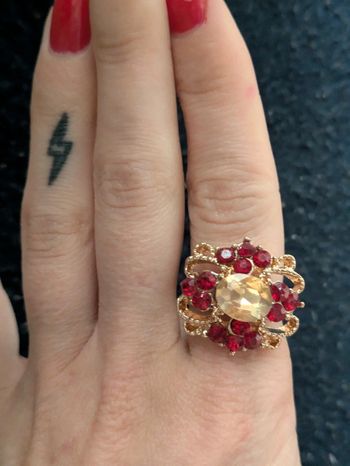 Bague fantaisie à strass