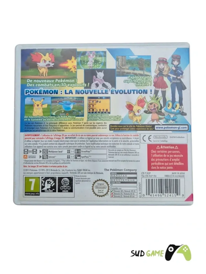 Jeu 3DS " Pokémon X " - photo numéro 2