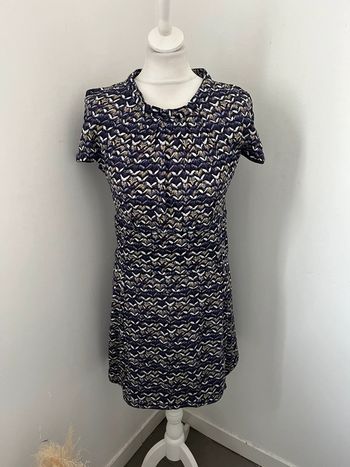 Robe violette à motifs Maje M