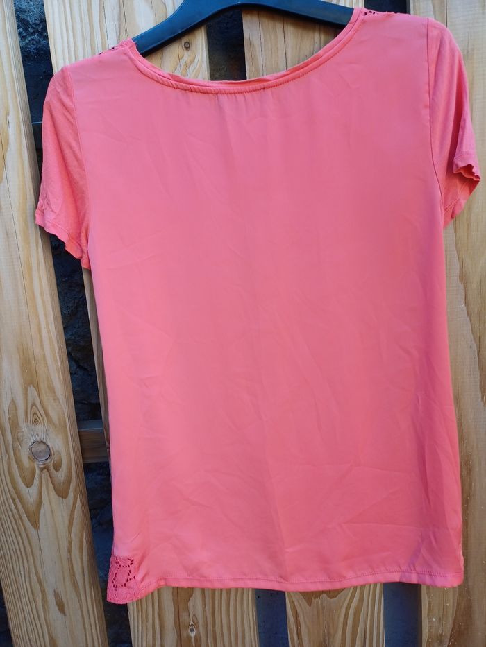 Jolie blouse à manches corail Esprit - photo numéro 9