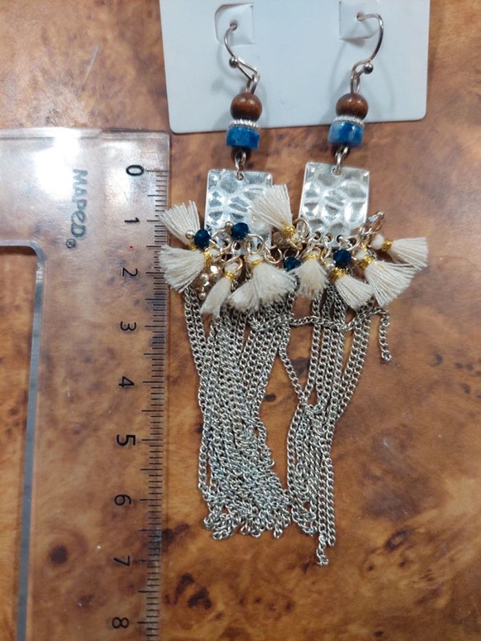 Boucles d'oreille pendantes bonobo