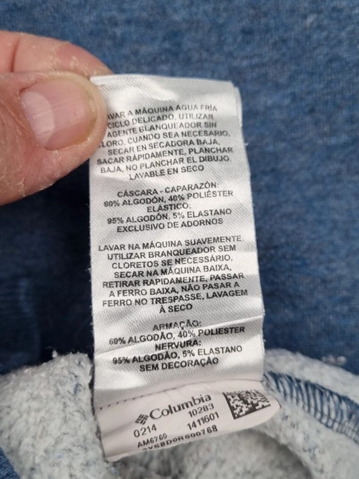 Sweat Columbia – Bleu – Taille M Homme (mesures en photos) - photo numéro 10