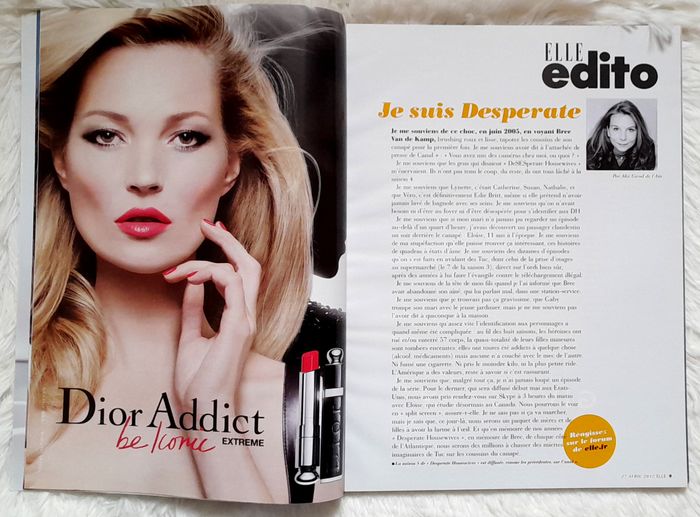 Magazine Elle n°3461 avril 2012 spécial Charlotte Gainsbourg - photo numéro 4