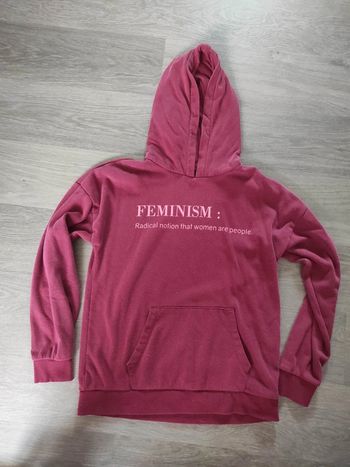 Sweatshirt slogan fille XS