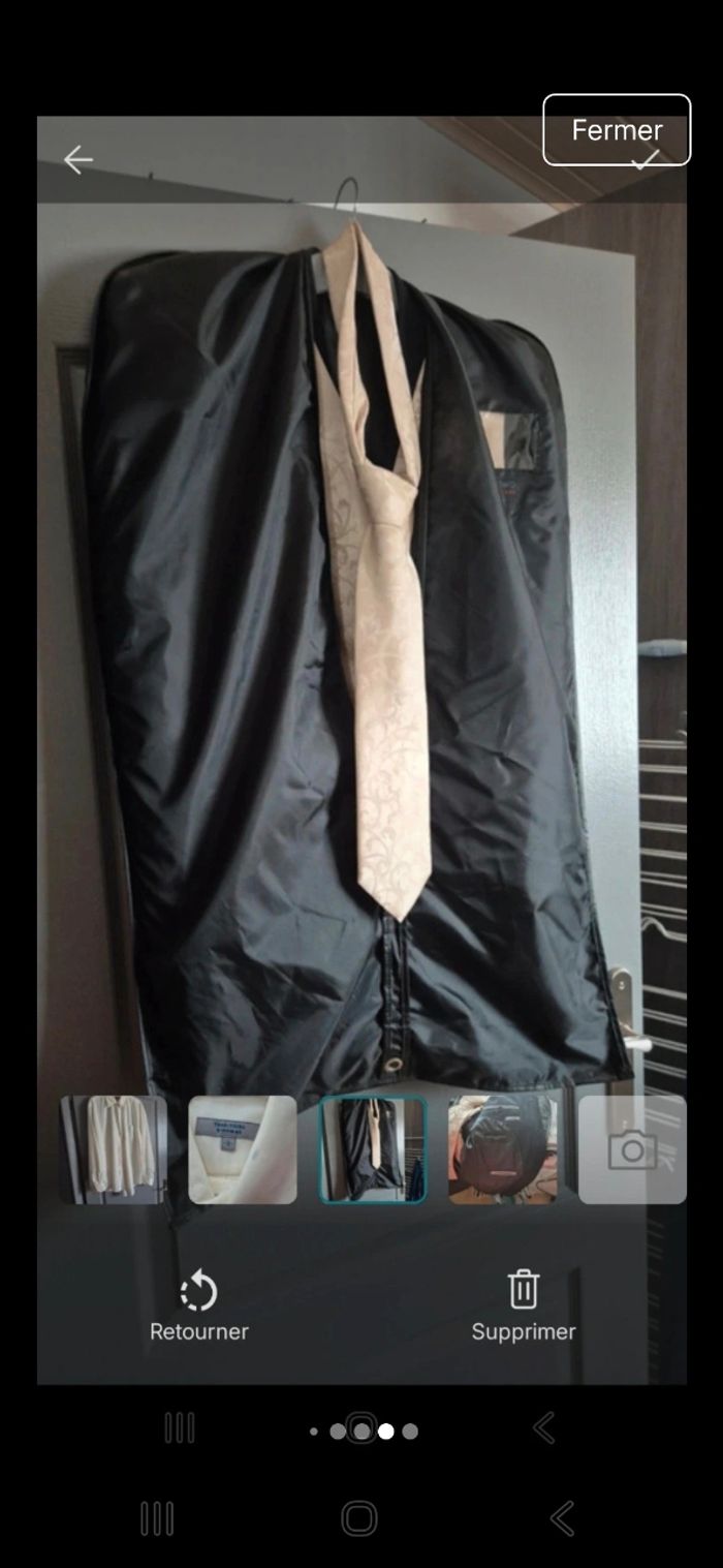 Veste costume + lavallière + chemise +boléro  homme - photo numéro 6