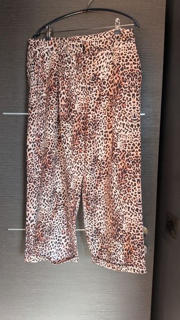 Pantalon large léopard Chantal B