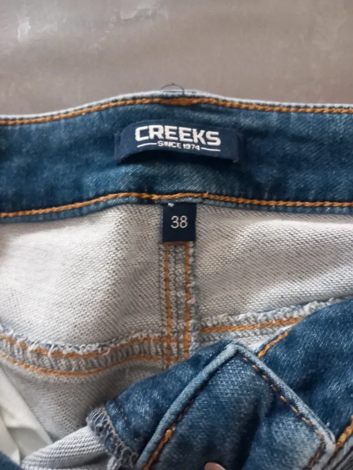 Jean élastique Creeks taille 38 très bon état - photo numéro 4