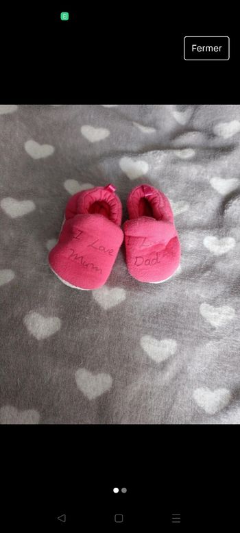 Chausson bébé 0/3mois