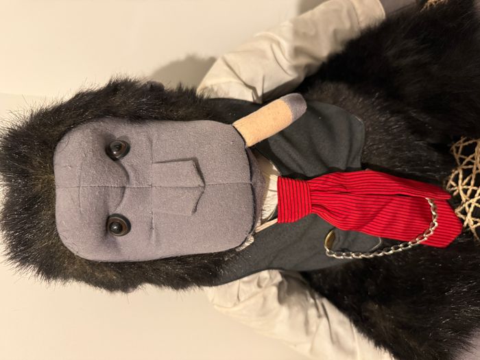 Russ le Boss, gorille en peluche fumant le cigare, singe en peluche - photo numéro 3