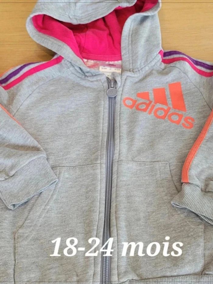 Veste de jogging 18 24 mois taille grand