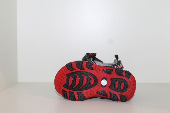 jolie sandales nus pieds rouge et noire 23 - photo numéro 6
