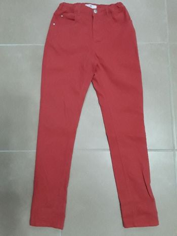 Pantalon rouge fille 12 ans LA REDOUTE NEUF
